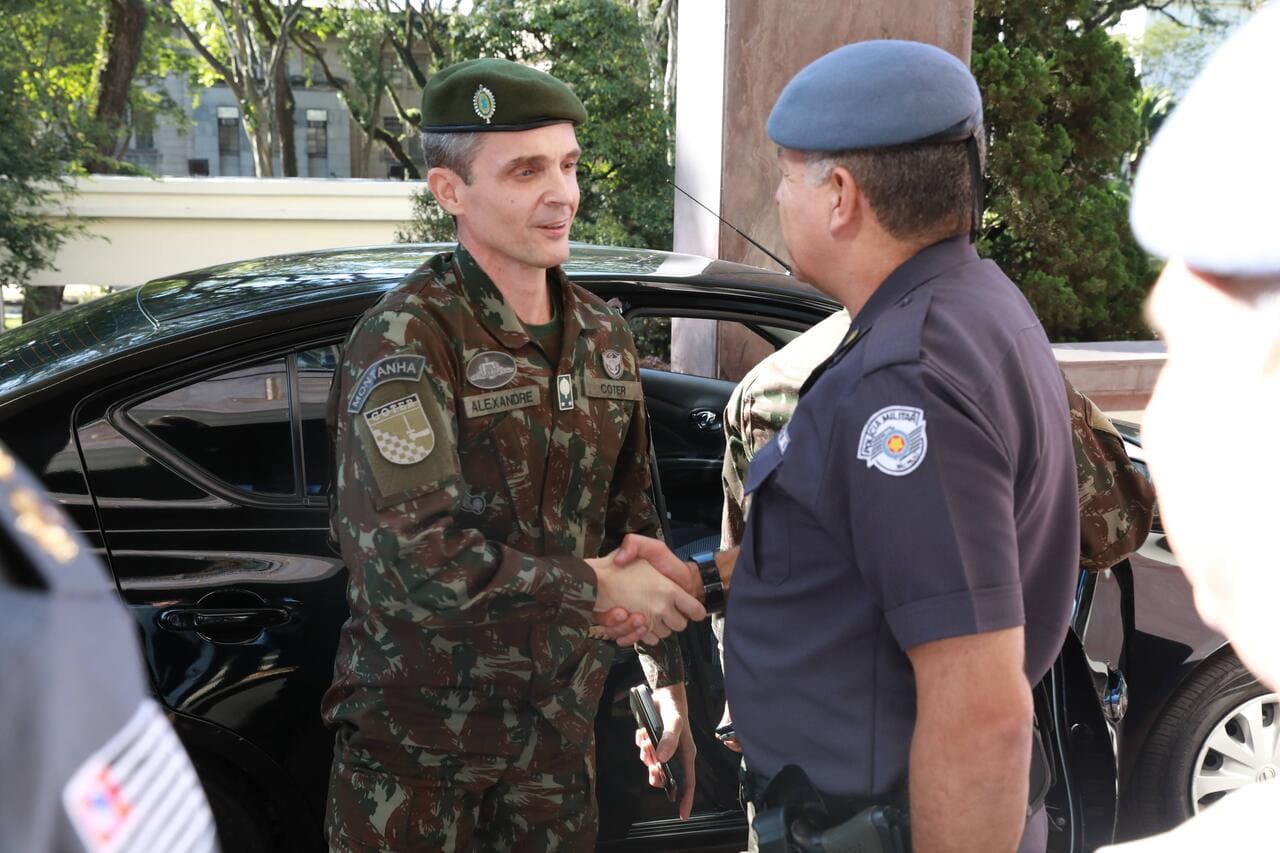 Visita do General de Brigada Alexandre Ribeiro de Mendonça