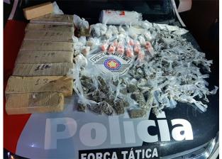 Polícia Militar em ação de Força Tática prende dois indivíduos por Tráfico  de Drogas em Dracena