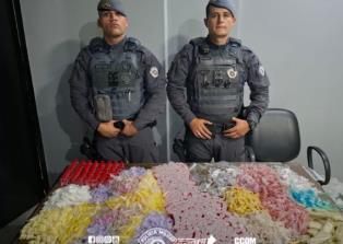 Polícia Militar localiza mais de 3.600 porções de