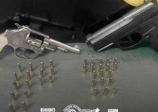 Ação rápida da PM resulta na apreensão de arma, mu